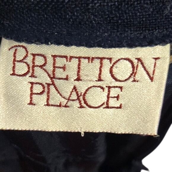 Bretton Place Navy Blue Pencil Skirt Size 16 0230 - Picture 6 of 8